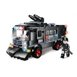 WOMA C0516 0516 non  XE VÒI RỒNG CHỐNG CHÁY NỔ MAMMOTH bộ đồ chơi xếp lắp ráp ghép mô hình City SWAT CORPS Thành Phố 279 khối