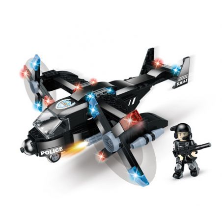 WOMA C0515 0515 non  SÚNG MÁY OSPREY bộ đồ chơi xếp lắp ráp ghép mô hình City SWAT CORPS Thành Phố 226 khối