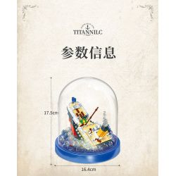 MOYU BLOCK MY97091 97091 non  VỤ ĐẮM TÀU ​​TITANIC bộ đồ chơi xếp lắp ráp ghép mô hình 1327 khối