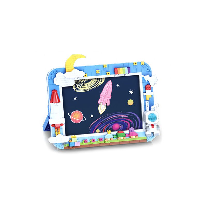 MOYU BLOCK MY97107 97107 non  KHUNG ẢNH PHI HÀNH GIA bộ đồ chơi xếp lắp ráp ghép mô hình Miscellaneous Lung Tung 618 khối