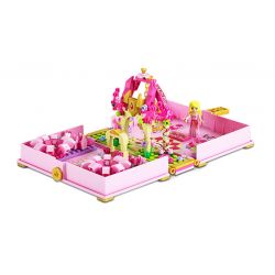 GUDI 9038 non  CUỐN SÁCH CHÙA HOA NHỎ bộ đồ chơi xếp lắp ráp ghép mô hình Yeloli 252 khối