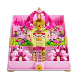 GUDI 9038 non  CUỐN SÁCH CHÙA HOA NHỎ bộ đồ chơi xếp lắp ráp ghép mô hình Yeloli 252 khối