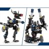 GUDI 8712 non  RÔ BỐT BIẾN HÌNH CHÓ SÓI bộ đồ chơi xếp lắp ráp ghép mô hình Transformers TRANSFORM SERIES Robot Đại Chiến Người Máy Biến Hình 304 khối