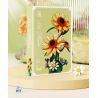 QIZHILE 92039 non  HOA HƯỚNG DƯƠNG bộ đồ chơi xếp lắp ráp ghép mô hình Flowers SUN FLOWER