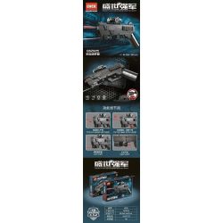 LWCK 90028 non  SÚNG LỤC BÁN TỰ ĐỘNG QSZ92 bộ đồ chơi xếp lắp ráp ghép mô hình Flourishing Age Strengthen The Army 305 khối