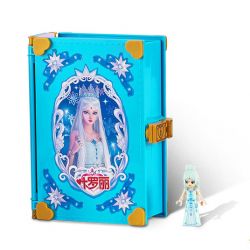 GUDI 9037 non  CUỐN SÁCH CUNG ĐIỆN NHỎ bộ đồ chơi xếp lắp ráp ghép mô hình Yeloli 219 khối