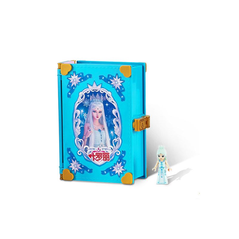 GUDI 9037 non  CUỐN SÁCH CUNG ĐIỆN NHỎ bộ đồ chơi xếp lắp ráp ghép mô hình Yeloli 219 khối