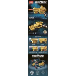 LWCK 90010 non  ĐẠI BÀNG SA MẠC bộ đồ chơi xếp lắp ráp ghép mô hình Flourishing Age Strengthen The Army DESERT EAGLE 327 khối