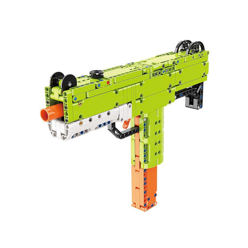 Enlighten 52003 Qman 52003 non  SÚNG TIỂU LIÊN UZI bộ đồ chơi xếp lắp ráp ghép mô hình  MODEL POWER Kỹ Thuật Công Nghệ Cao Mô Hình Phương Tiện 398 khối