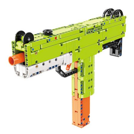 Enlighten 52003 Qman 52003 non  SÚNG TIỂU LIÊN UZI bộ đồ chơi xếp lắp ráp ghép mô hình  MODEL POWER Kỹ Thuật Công Nghệ Cao Mô Hình Phương Tiện 398 khối