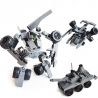 GUDI 8114 Xếp hình kiểu  CREATOR 3 IN 1 Rô Bốt Biến Hình Phi Thuyền, Xe Tăng 193 khối