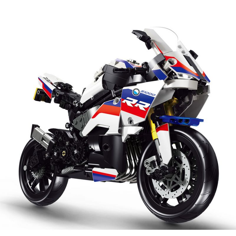 SHENZHEN RAEL ENTERTAINMENT 50040 non  BMW S1000RR. bộ đồ chơi xếp lắp ráp ghép mô hình  Kỹ Thuật Công Nghệ Cao Mô Hình Phương Tiện 826 khối