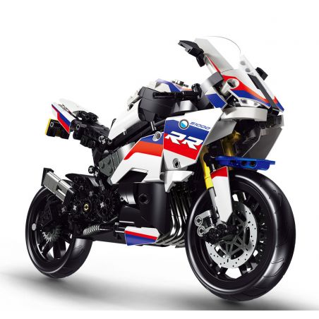 SHENZHEN RAEL ENTERTAINMENT 50040 non  BMW S1000RR. bộ đồ chơi xếp lắp ráp ghép mô hình  Kỹ Thuật Công Nghệ Cao Mô Hình Phương Tiện 826 khối