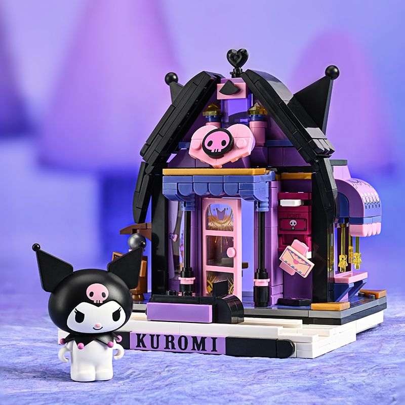 KEEPPLEY K20812 20812 non  GIAI ĐIỆU MA THUẬT GIẢ TƯỞNG NIGHT FIREFLY STAR CHAT HOUSE KUROMI bộ đồ chơi xếp lắp ráp ghép mô hình