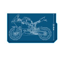 SHENZHEN RAEL ENTERTAINMENT 50040 non  BMW S1000RR. bộ đồ chơi xếp lắp ráp ghép mô hình  Kỹ Thuật Công Nghệ Cao Mô Hình Phương Tiện 826 khối