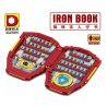 DUO LE PIN DLP8801 8801 non  CUỐN SÁCH NHÂN VẬT NGƯỜI SẮT bộ đồ chơi xếp lắp ráp ghép mô hình Marvel Super Heroes IRON BOOK Siêu Anh Hùng Marvel 1226 khối