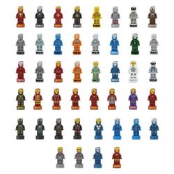 DUO LE PIN DLP8801 8801 non  CUỐN SÁCH NHÂN VẬT NGƯỜI SẮT bộ đồ chơi xếp lắp ráp ghép mô hình Marvel Super Heroes IRON BOOK Siêu Anh Hùng Marvel 1226 khối