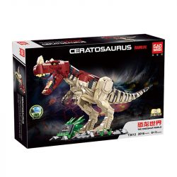 GAOMISI T2012 2012 non  SỪNG bộ đồ chơi xếp lắp ráp ghép mô hình Jurassic World CERATOSAURUS Thế Giới Khủng Long 2016 khối