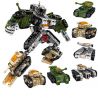 SEMBO 103162 103163 103164 103165 103166 103161 non  STEEL MECHA TRANSFORMATION ASSAULTER 6 TỔ HỢP MONITOR LIZARD TANK VIPER ROCK TURTLE SABER-TOOTHED TIGER GRIZZLY BEAR RHINO bộ đồ chơi xếp lắp ráp ghép mô hình Transformers MECHA OF STEEL Robot Đại Chiến Người Máy Biến Hình 894 khối