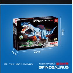 GAOMISI T2011 2011 non  RENGER RỒNG bộ đồ chơi xếp lắp ráp ghép mô hình Jurassic World SPINOSAURUS Thế Giới Khủng Long 2086 khối