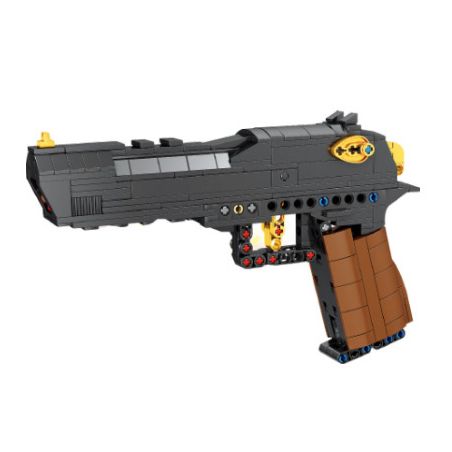 Kazi KY88004 88004 non  SÚNG LỤC ĐẠI BÀNG SA MẠC bộ đồ chơi xếp lắp ráp ghép mô hình Gun DESERT EAGLE PISTOL 360 khối