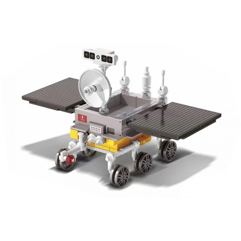 WOMA C0823 0823 non  XE THÁM HIỂM MẶT TRĂNG YUTU bộ đồ chơi xếp lắp ráp ghép mô hình 200 khối