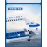 PANTASY 11002 non  HÀNG KHÔNG PHƯƠNG NAM TRUNG QUỐC ARJ21 bộ đồ chơi xếp lắp ráp ghép mô hình City CHINA SOUTHERN ARJ21 Thành Phố 2000 khối