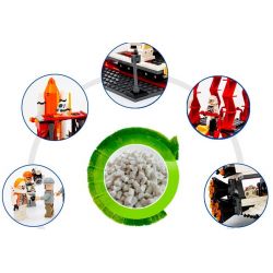 CO-CREATION 201 GUDI 8815 non  BÃI PHÓNG TÀU CON THOI bộ đồ chơi xếp lắp ráp ghép mô hình City THE SHUTTLE LAUNCH CENTER Thành Phố 679 khối