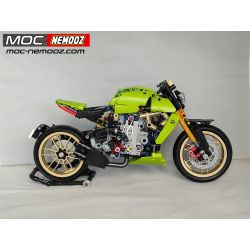REBRICKABLE MOC-75807 75807 MOC75807 ZHEGAO QL1259 1259 non  DUCATI DIAVEL SIAN bộ đồ chơi xếp lắp ráp ghép mô hình  Kỹ Thuật Công Nghệ Cao Mô Hình Phương Tiện 640 khối