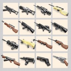 Kazi KY88000 88000 non  MESSE 98K 16 KẾT HỢP bộ đồ chơi xếp lắp ráp ghép mô hình Gun MILITARY Súng 618 khối