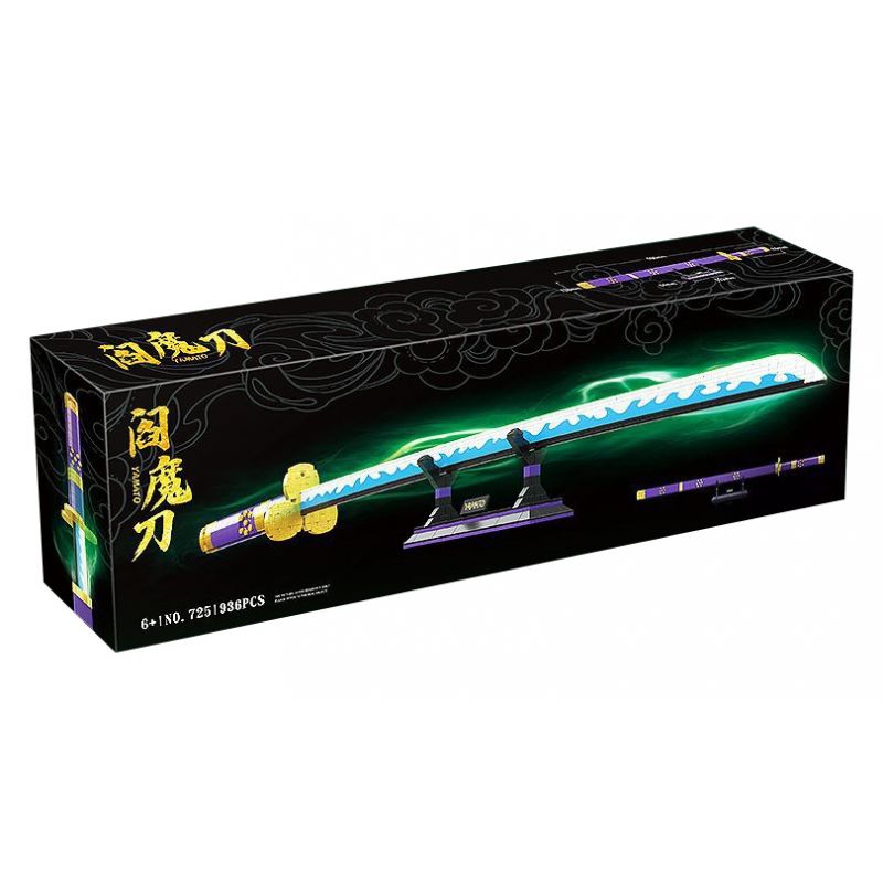 RENZAIMA 725 721 non  SAURON VỚI CON DAO LỚN NHANH 21 TÁC PHẨM YAN MO 1:1 tỷ lệ 1:1 bộ đồ chơi xếp lắp ráp ghép mô hình One Piece Đảo Hải Tặc 1016 khối