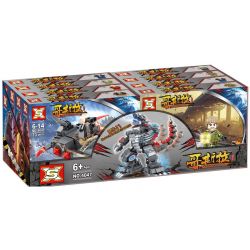 SX 4047 non  KẾT HỢP COSTLA 8. bộ đồ chơi xếp lắp ráp ghép mô hình GODZILLA LAST KNIGHT