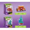 SEMBO 610015 non  CHÙA TODAIJI bộ đồ chơi xếp lắp ráp ghép mô hình Fridge Refrigerator Magnets FRIDGE MAGNETS Nam Châm Dính Tủ Lạnh 66 khối