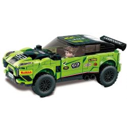 LEYI 31030 non  LAMBORGHINI SUV LÙI XE bộ đồ chơi xếp lắp ráp ghép mô hình Racing Cuộc Đua 395 khối