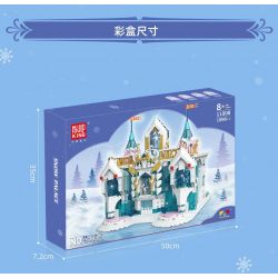 MouldKing 11008 Mould King 11008 non  CUNG ĐIỆN BÔNG TUYẾT bộ đồ chơi xếp lắp ráp ghép mô hình SNOW PALACE 1096 khối