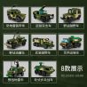 SEMBO 105353 105354 105355 105356 105357 105358 105359 105360 non  XE TÊN LỬA ĐẠN ĐẠO DONGFENG-17 8 TỔ HỢP BỌC THÉP CHỐNG MÌN TẤN CÔNG VŨ TRANG ĐỊA HÌNH DÃ CHIẾN CHỞ DẦU VẬN TẢI QUÂN SỰ ĐẤU BỘ BINH BÁNH LỐP bộ đồ chơi xếp lắp ráp ghép mô hình Military Army Quân Sự Bộ Đội 856 khối