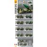 SEMBO 105353 105354 105355 105356 105357 105358 105359 105360 non  XE TÊN LỬA ĐẠN ĐẠO DONGFENG-17 8 TỔ HỢP BỌC THÉP CHỐNG MÌN TẤN CÔNG VŨ TRANG ĐỊA HÌNH DÃ CHIẾN CHỞ DẦU VẬN TẢI QUÂN SỰ ĐẤU BỘ BINH BÁNH LỐP bộ đồ chơi xếp lắp ráp ghép mô hình Military Army Quân Sự Bộ Đội 856 khối