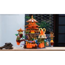 SLUBAN M38-B0939 B0939 0939 M38B0939 38-B0939 non  MIẾU NGŨ TIÊN bộ đồ chơi xếp lắp ráp ghép mô hình Fairy Swordplay Tiên Kiếm Hiệp 3030 khối