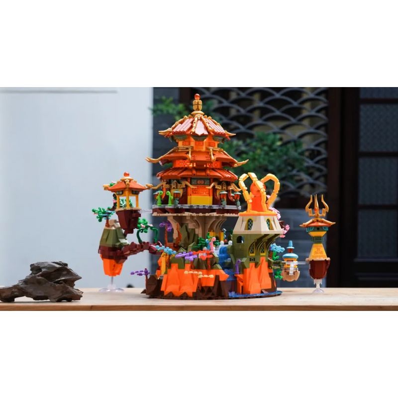 SLUBAN M38-B0939 B0939 0939 M38B0939 38-B0939 non  MIẾU NGŨ TIÊN bộ đồ chơi xếp lắp ráp ghép mô hình Fairy Swordplay Tiên Kiếm Hiệp 3030 khối