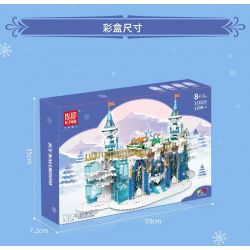MouldKing 11010 Mould King 11010 non  PHÒNG KHÁCH ICE CRYSTAL bộ đồ chơi xếp lắp ráp ghép mô hình ICE BALLROOM 1208 khối