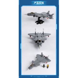 GUDI 20403 non  HẠNG NẶNG QUÂN SỰ MÁY BAY CHIẾN ĐẤU J-20 bộ đồ chơi xếp lắp ráp ghép mô hình Military Army Quân Sự Bộ Đội 347 khối