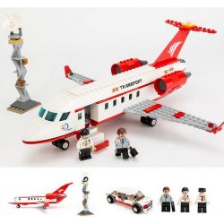 GUDI 8911 non  CHUYÊN CƠ VIP VÀ XE LIMOUSINE bộ đồ chơi xếp lắp ráp ghép mô hình City PRIVATE AIRCRAFT Thành Phố 334 khối