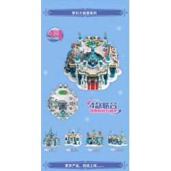 MouldKing 11007 Mould King 11007 non  CỔNG BĂNG VÀ TUYẾT bộ đồ chơi xếp lắp ráp ghép mô hình FROZEN ENTRANCE 1098 khối