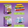 SEMBO 610011 non  KIM TỰ THÁP bộ đồ chơi xếp lắp ráp ghép mô hình Fridge Refrigerator Magnets FRIDGE MAGNETS Nam Châm Dính Tủ Lạnh 48 khối