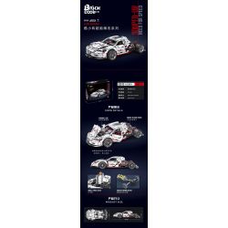 BRICKCOOL KC010 non  ĐUA XE CÔNG NGHỆ bộ đồ chơi xếp lắp ráp ghép mô hình Racers FLAME KINGKONG Đua Tốc Độ 1995 khối