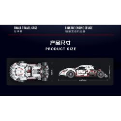 BRICKCOOL KC010 non  ĐUA XE CÔNG NGHỆ bộ đồ chơi xếp lắp ráp ghép mô hình Racers FLAME KINGKONG Đua Tốc Độ 1995 khối