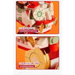 X AREA-X AX0002 0002 non  HOO NGẮN bộ đồ chơi xếp lắp ráp ghép mô hình LUCKY TIGER