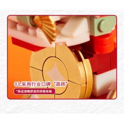 X AREA-X AX0002 0002 non  HOO NGẮN bộ đồ chơi xếp lắp ráp ghép mô hình LUCKY TIGER