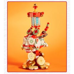 X AREA-X AX0002 0002 non  HOO NGẮN bộ đồ chơi xếp lắp ráp ghép mô hình LUCKY TIGER