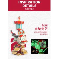 X AREA-X AX0002 0002 non  HOO NGẮN bộ đồ chơi xếp lắp ráp ghép mô hình LUCKY TIGER